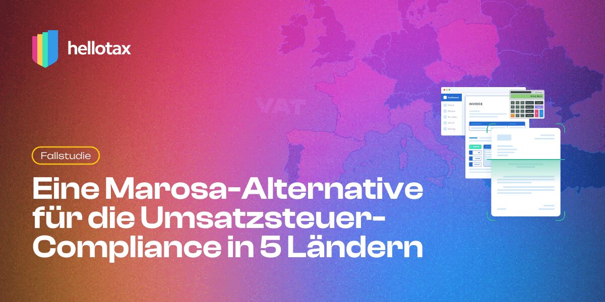 Marosa Alternative für 5-Länder VAT Compliance