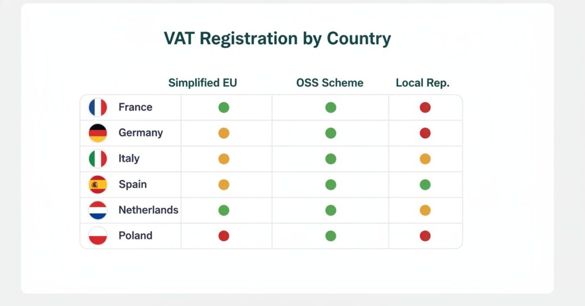 EU VAT Registration for US Sellers: Country Guide 2026