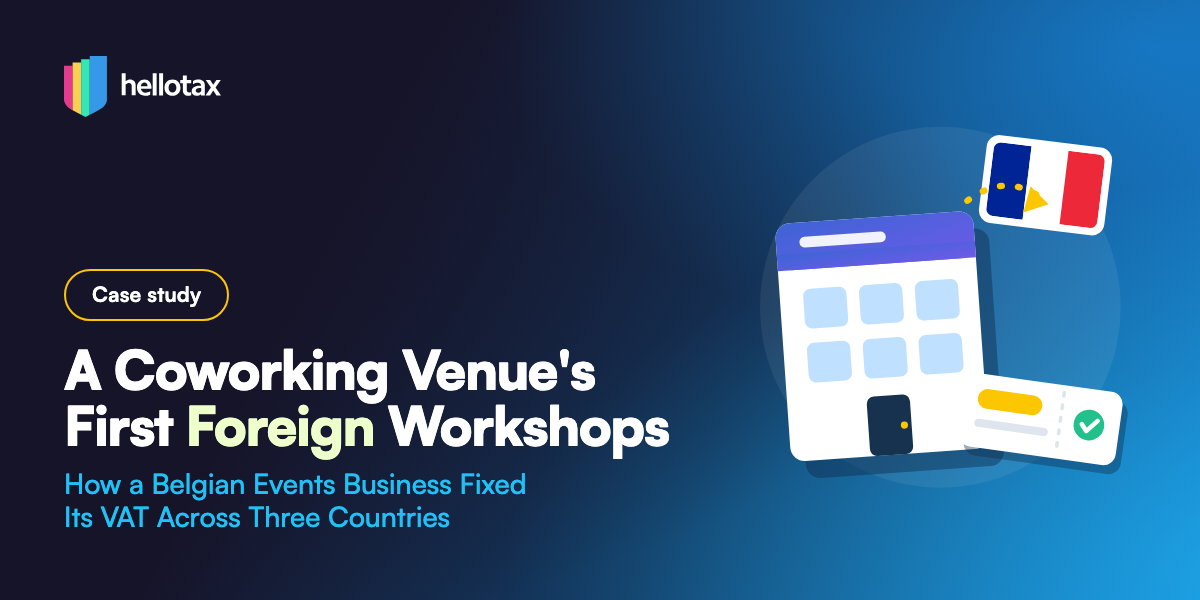 Case Study: How a Belgian Coworking Venue Handled VAT for Paid Workshops Across the EU